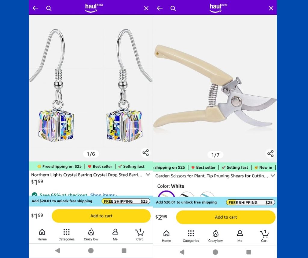 Ce se vinde pe Amazon Haul, competitorul Temu: Bătălie între retaileri pe cele mai mici prețuri - Imagine 12