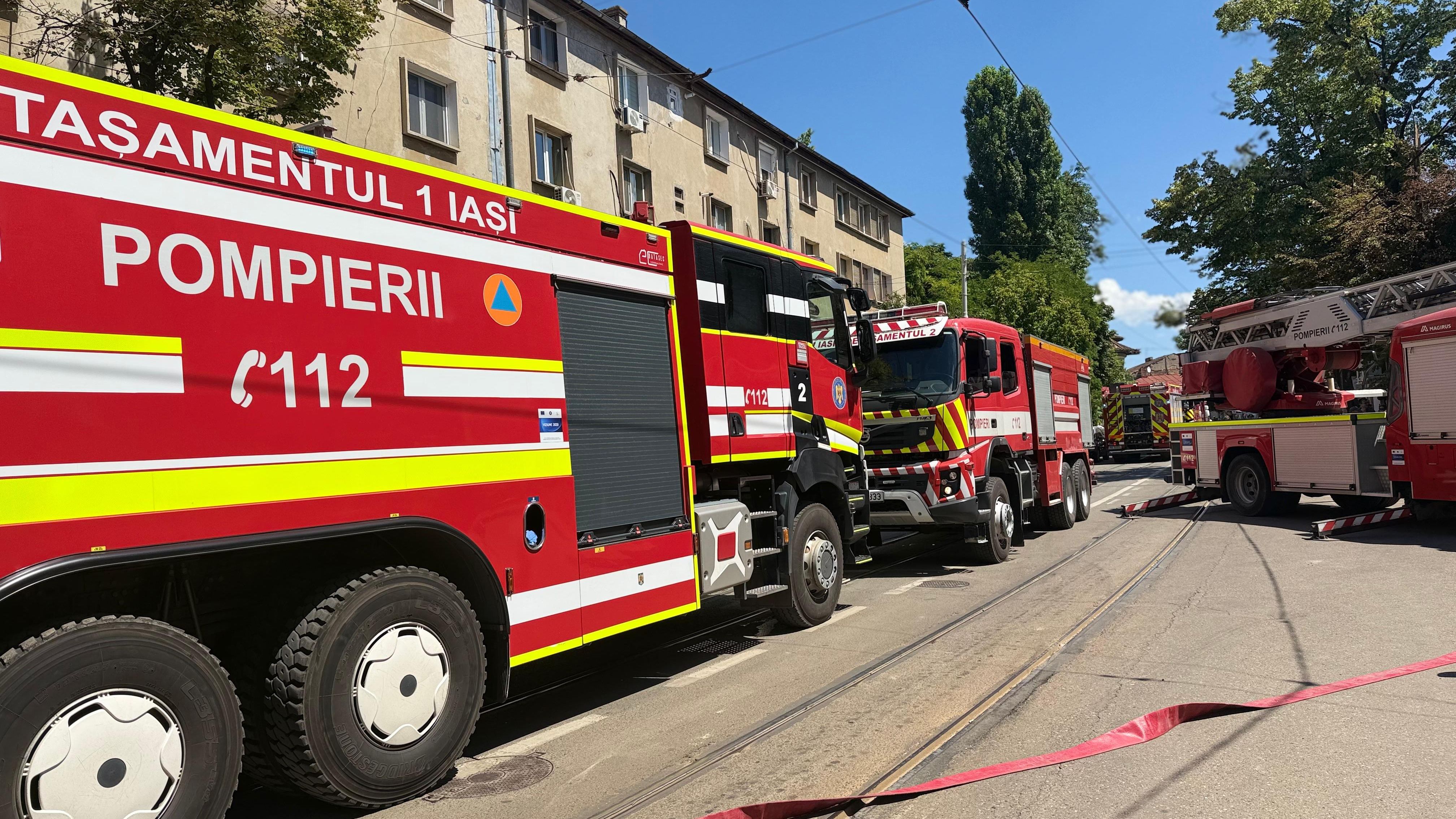 Incendiu la Maternitatea 'Cuza Vodă': Ministrul merge la Iaşi