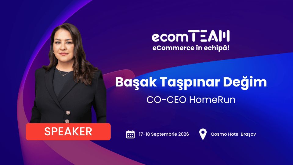 Co-fondatoarea HomeRun vine la ecomTEAM 2026: Află direct de la ea cum construiești unul dintre cele mai mari marketplace-uri de servicii din regiune