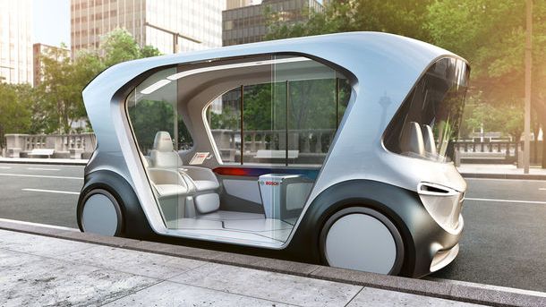 Solutie germana pentru transportul urban: Bosch a dezvoltat conceptul unui shuttle electric si autonom