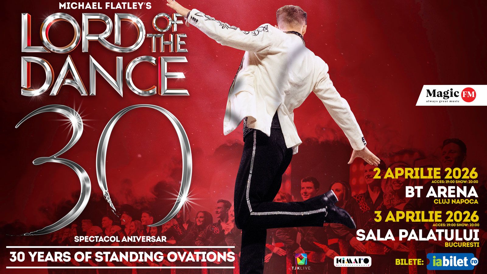 Lord of the Dance anunță super turneul aniversar de 30 de ani și revine la București si Cluj Napoca in 2026