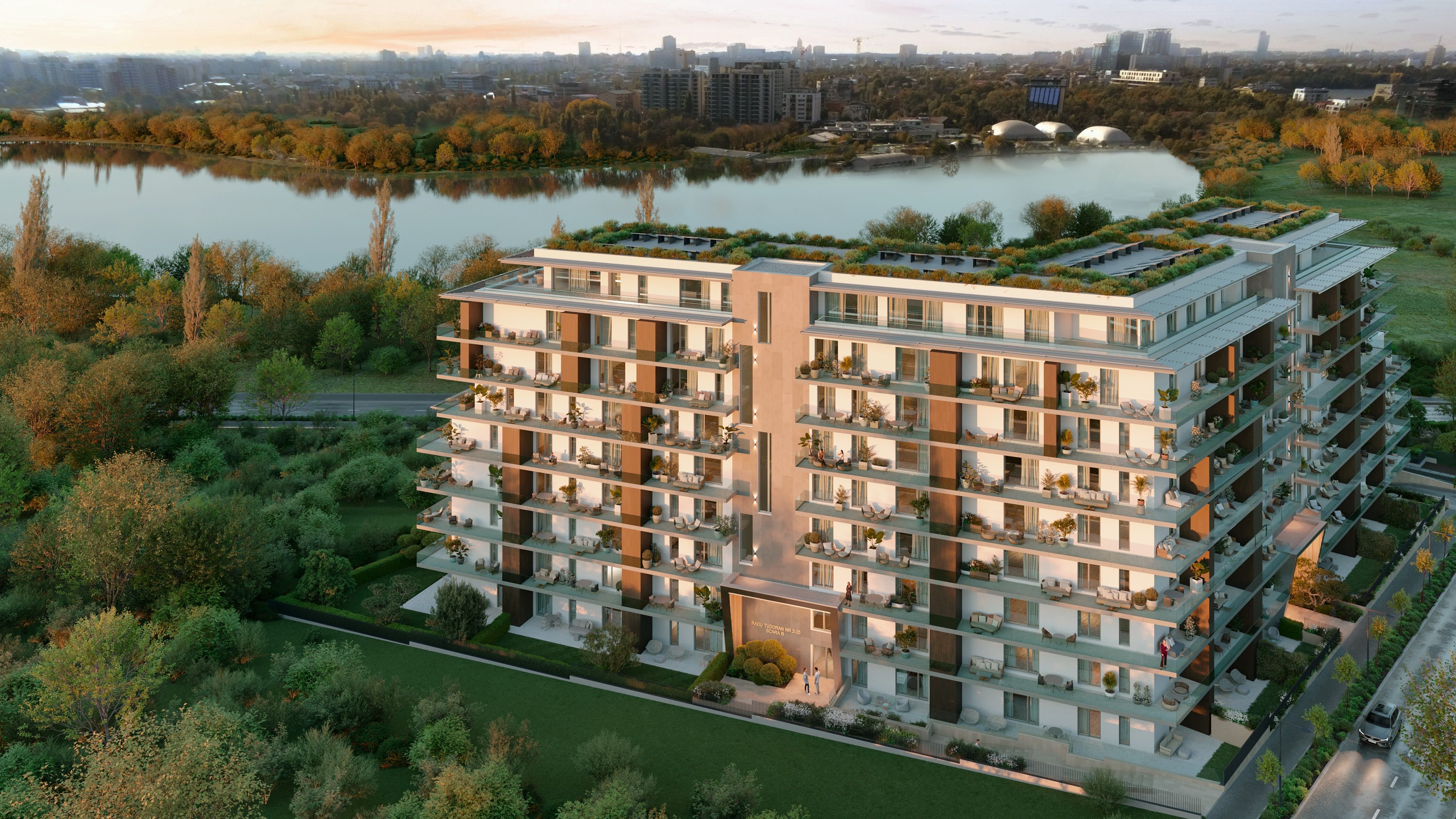 GALERIE FOTO | Un nou proiect imobiliar exclusivist pe malul Lacului Tei - investiție de 30 mil. euro