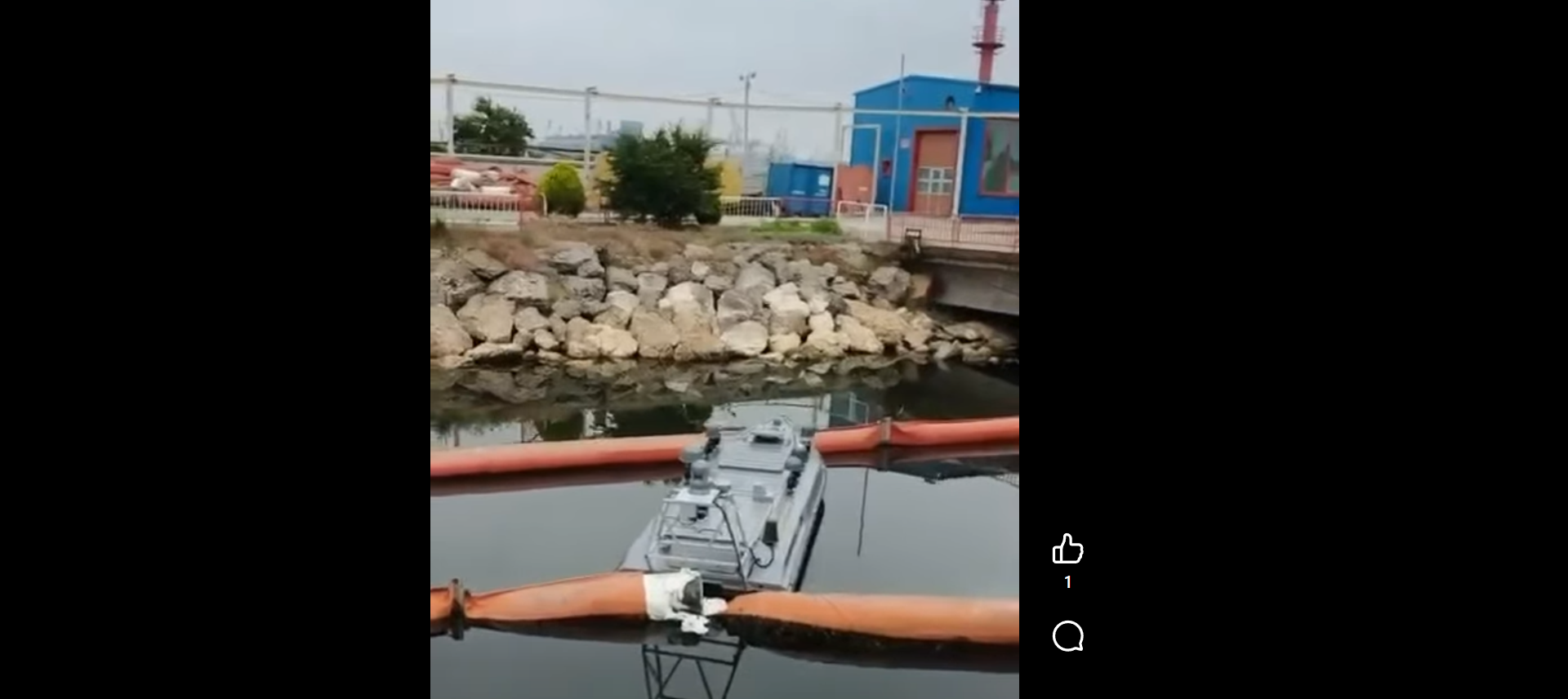 O dronă marină a explodat în Portul Constanța