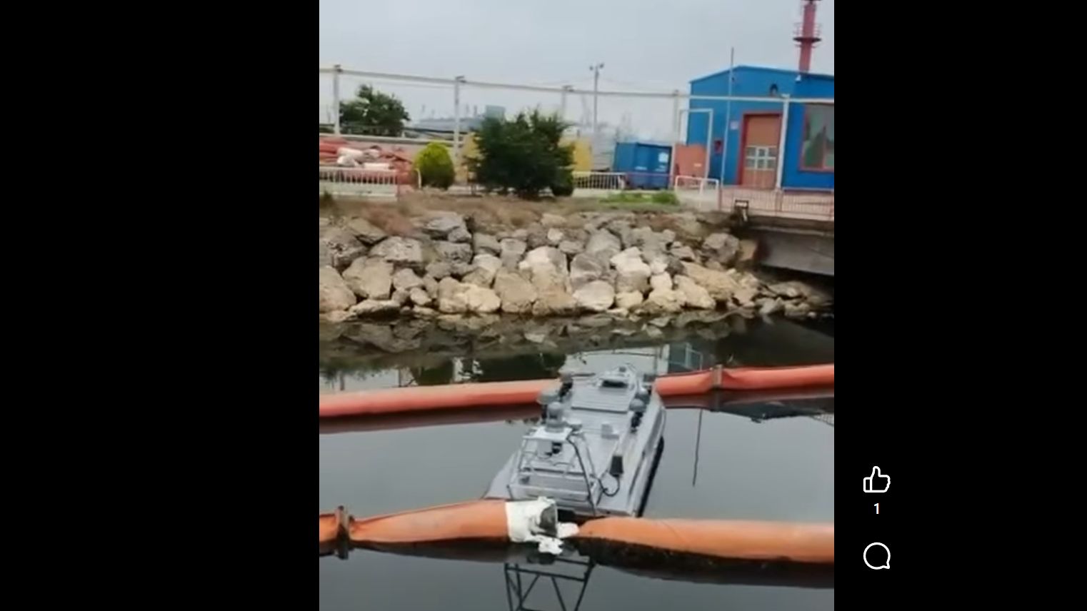 O dronă marină a explodat în Portul Constanța