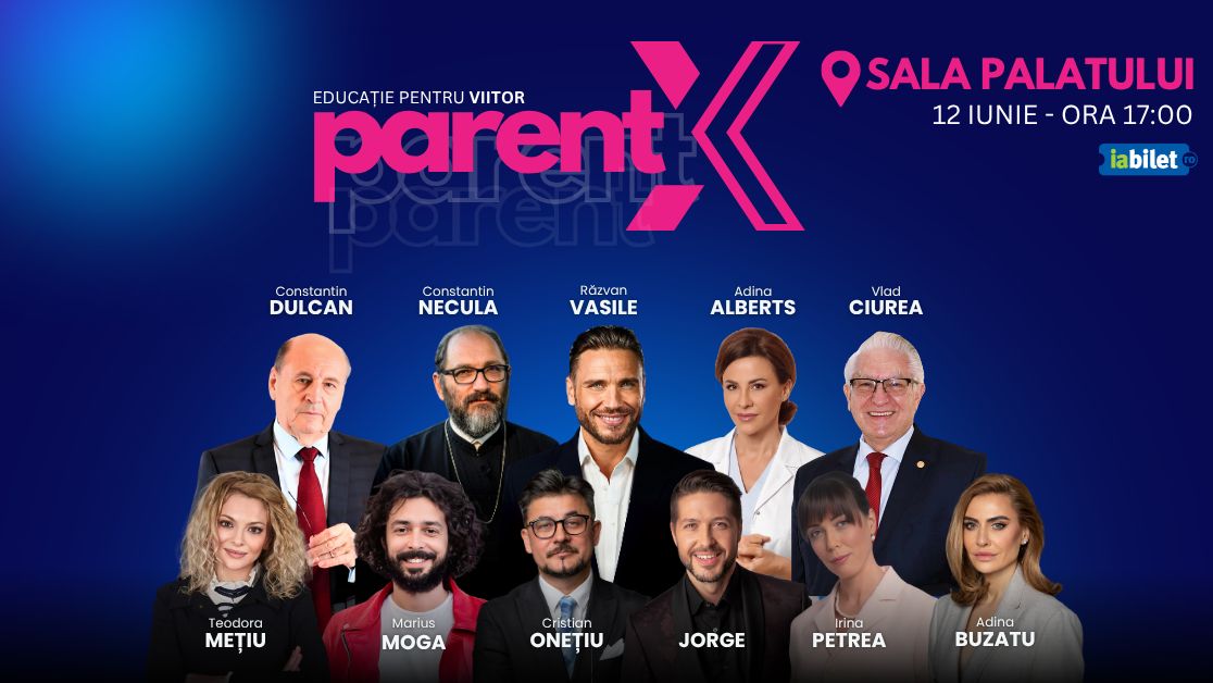 PARENTX – Ediția Aniversară 20 are loc pe 12 iunie la Sala Palatului