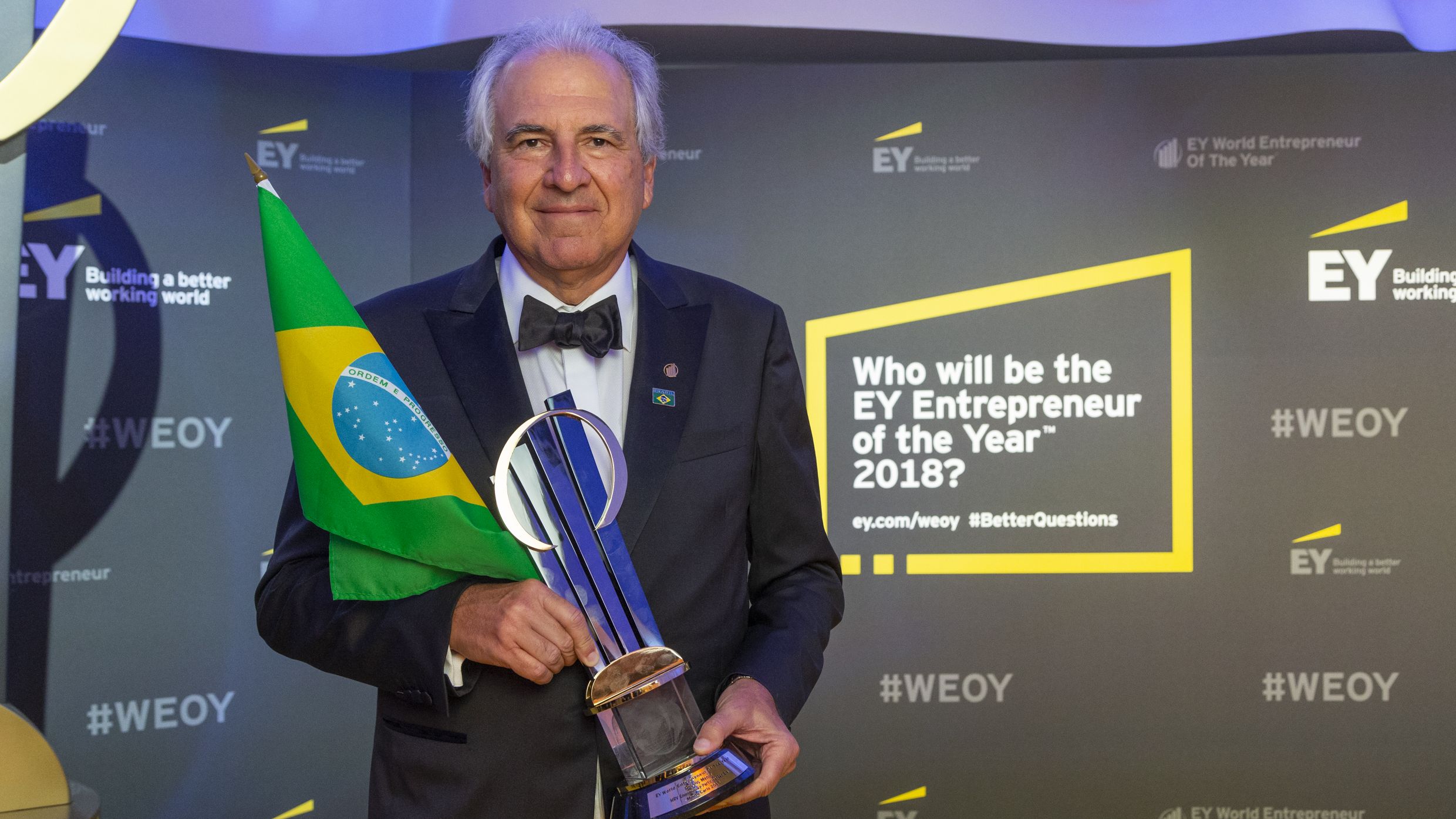 Rubens Menin, presedintele companiei braziliene MRV Engenharia, desemnat antreprenorul anului la nivel global, in gala EY World Entrepreneur Of The Year