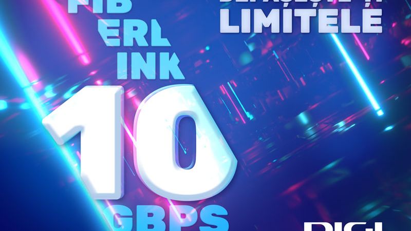DIGI lansează abonamente de Internet de 2,5 și 10 Gbps: este cel mai rapid din România