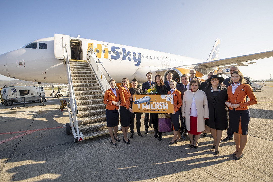 HiSky scoate la vânzare bilete de la 24,99 euro pentru iarnă. Cât costă zborurile spre Paris, Dublin și New York