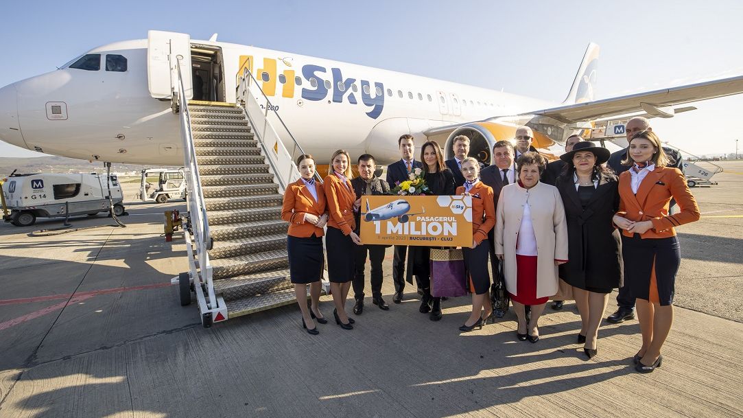 HiSky scoate la vânzare bilete de la 24,99 euro pentru iarnă. Cât costă zborurile spre Paris, Dublin și New York