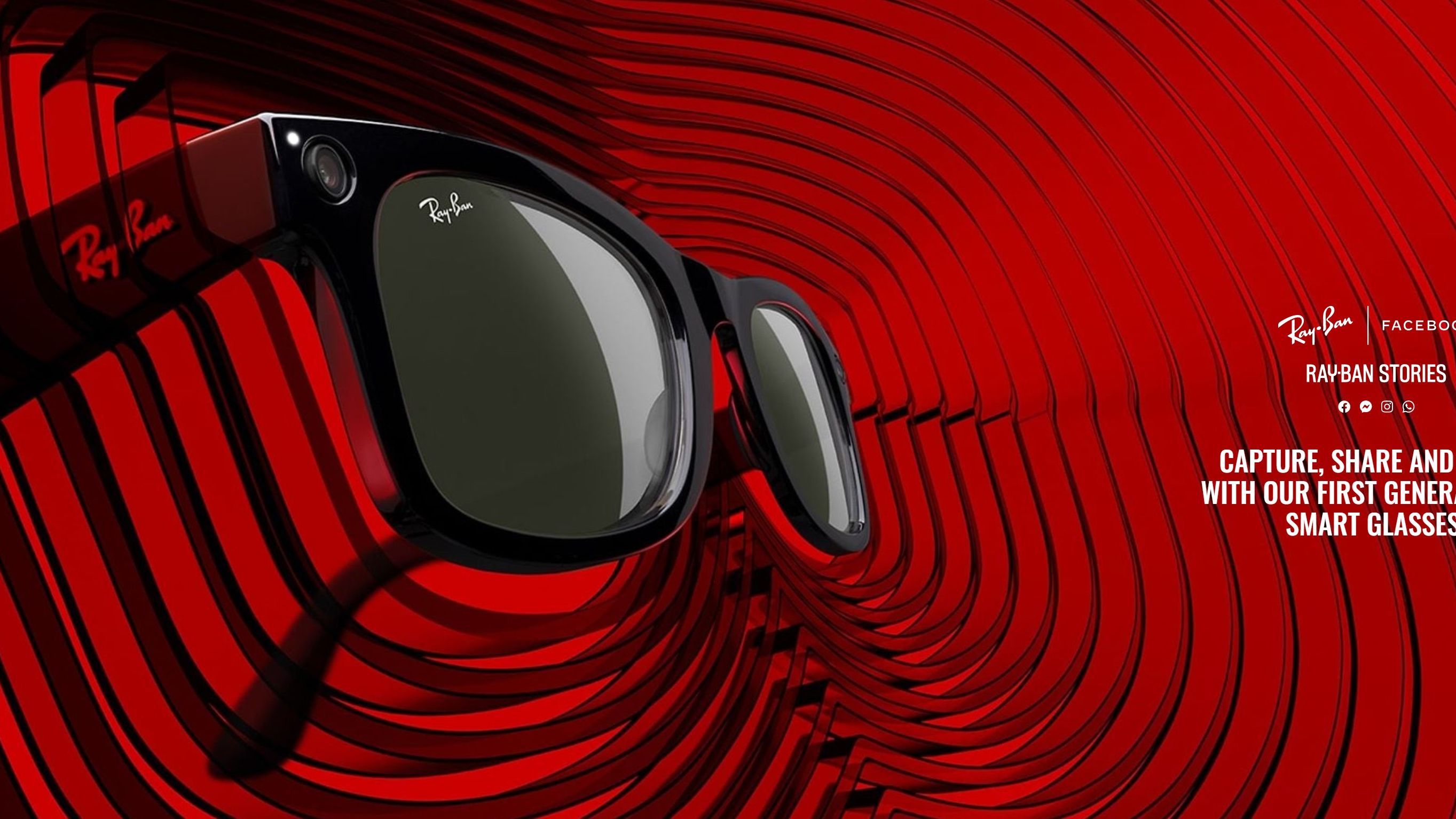Facebook lansează ochelarii smart ”Ray-Ban Stories”: cât costă și ce funcții au