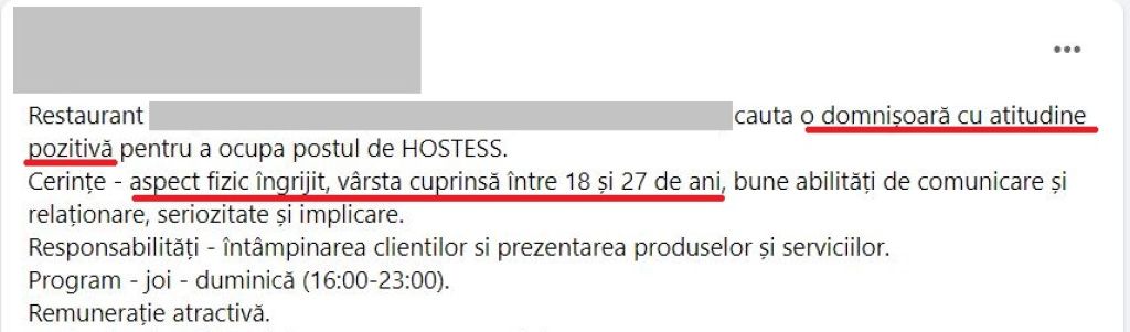 GALERIE FOTO: "žCăutăm hostess cu aspect fizic plăcut". Ce e greșit în acest anunț de angaj - Imagine 7