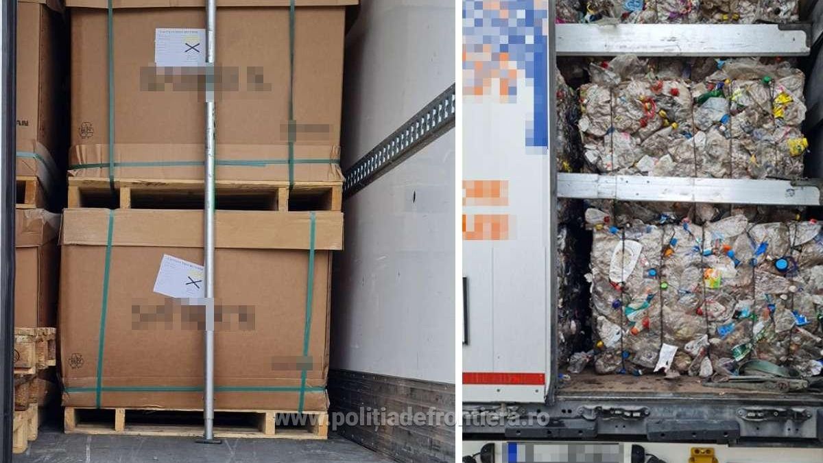O nouă tranșă de deșeuri din Bulgaria a fost oprită la vama Giurgiu