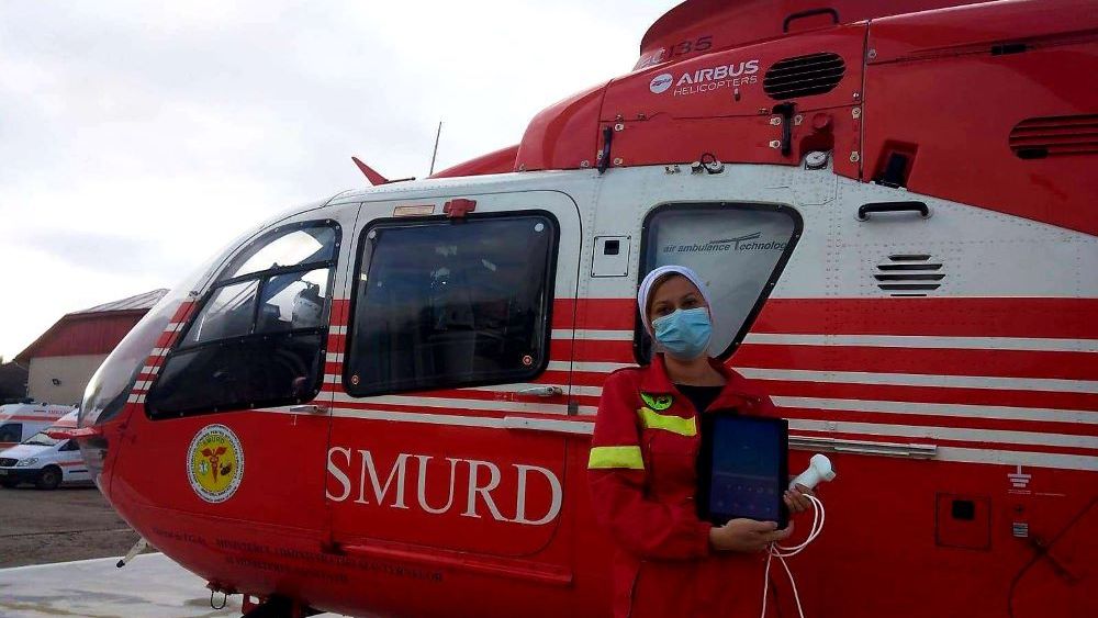 Philips donează un ecograf portabil Lumify pentru dotarea elicopterului SMURD din Cluj