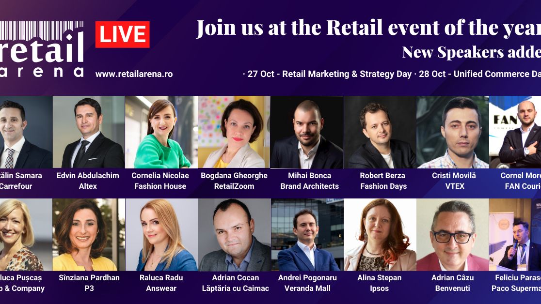 Noi speakeri confirmați la retailArena 2020 - Retailing in times of crisis