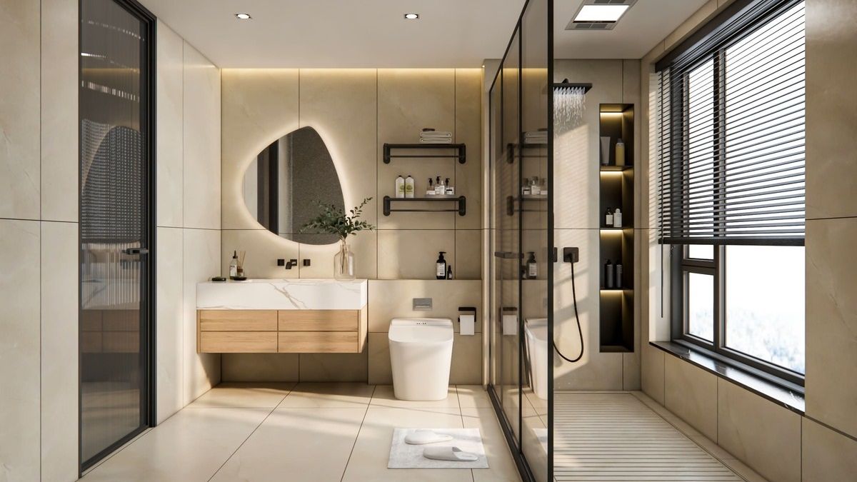 Cum să integrezi marmura crem în baie pentru un aspect luxos?