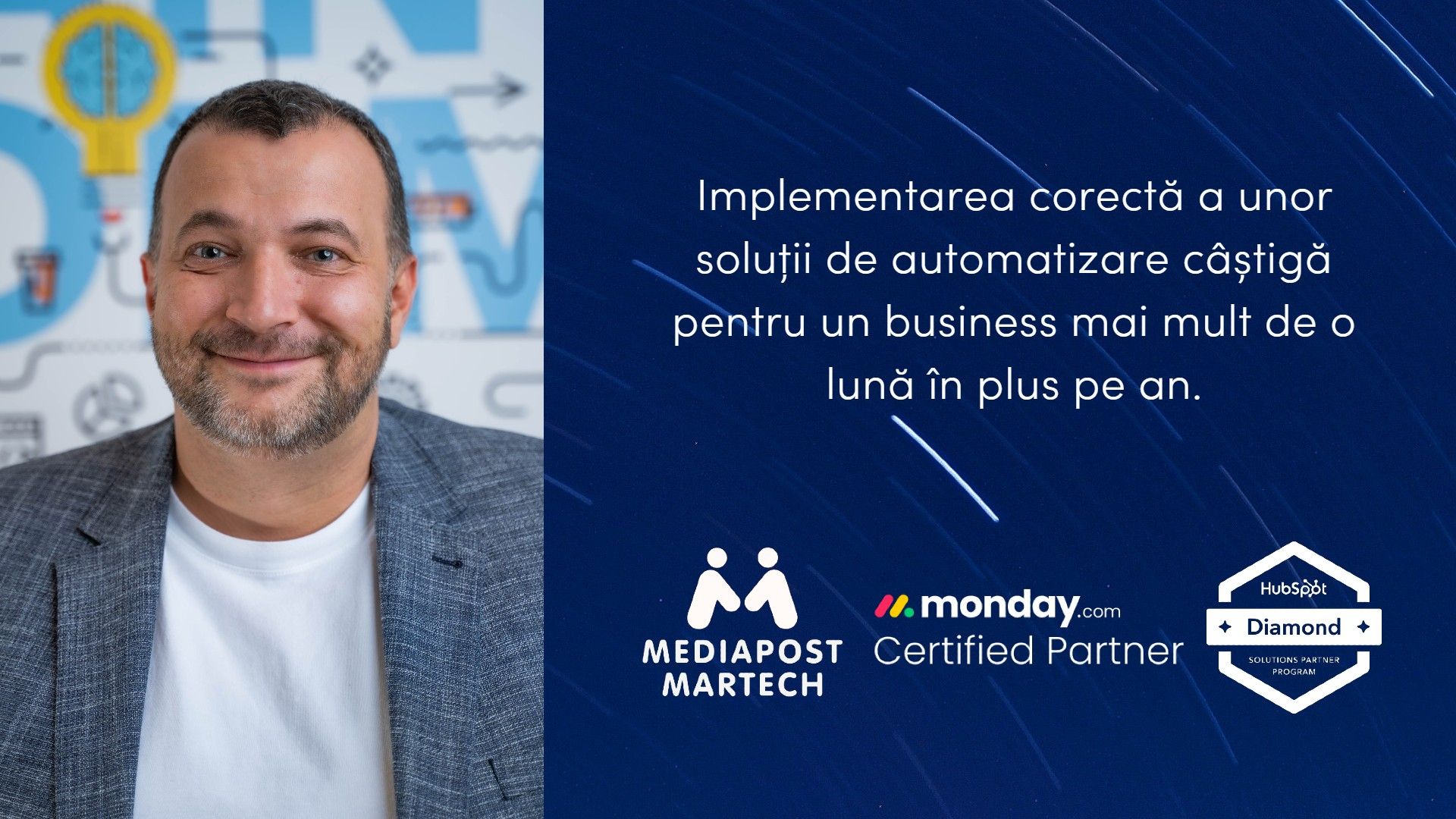 Adrian Alexandrescu, CEO Mediapost Martech, despre automatizarea afacerii: Important este să începi, iar orice mic pas e un pas înainte