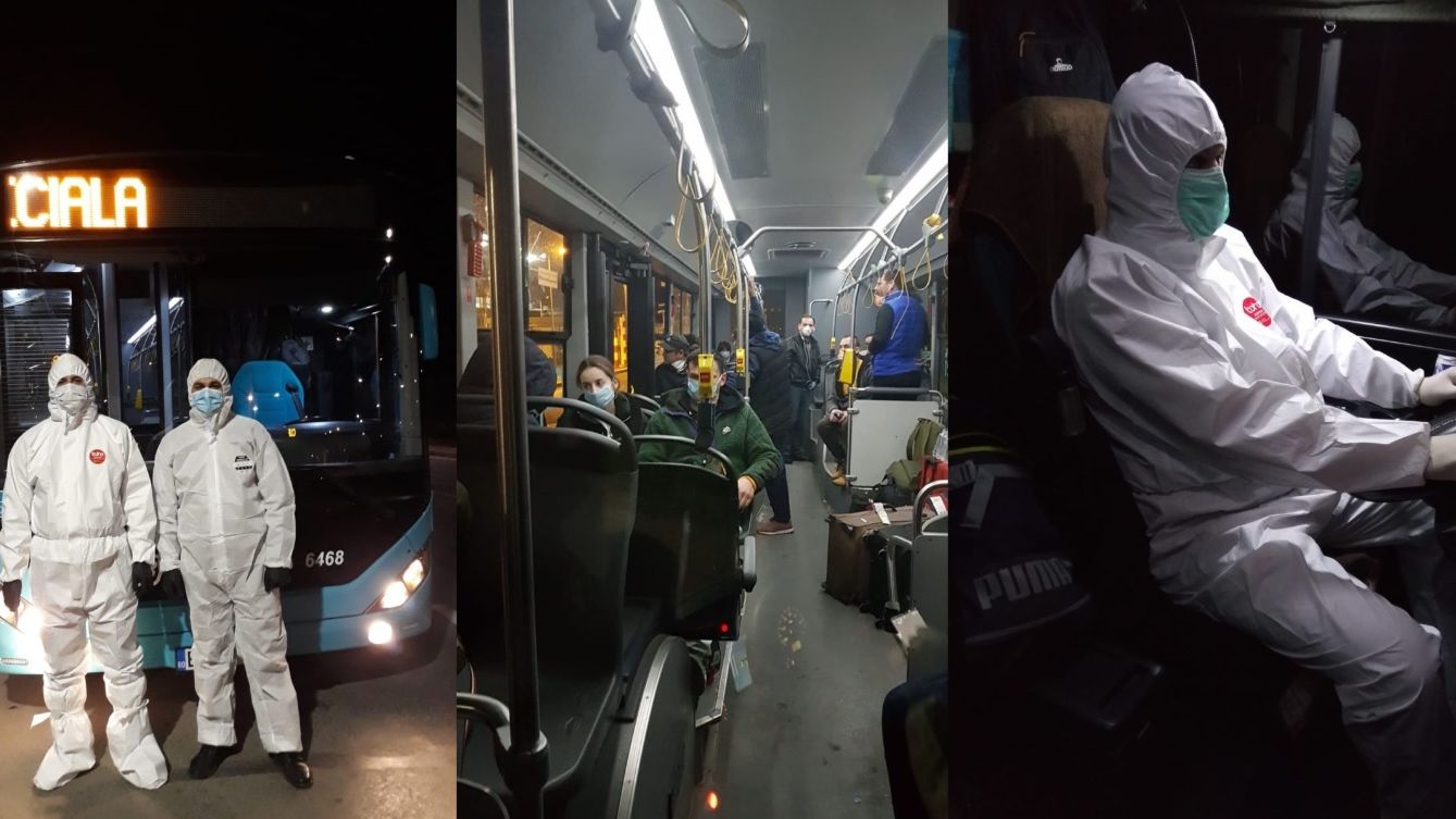 STB transportă românii din diaspora de la Otopeni în toate județele țării