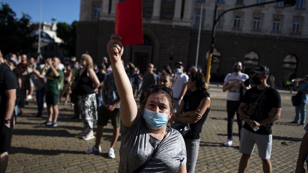 Bulgaria: A opta zi de manifestaţii antiguvernamentale