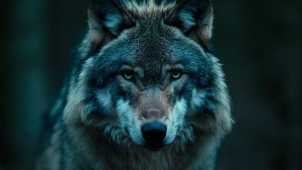 Politicianul Petrică, față în față cu lupul Georgică