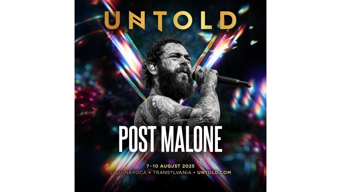 SUPERSTARUL GLOBAL POST MALONE VINE, ÎN PREMIERĂ, ÎN ROMÂNIA LA UNTOLD