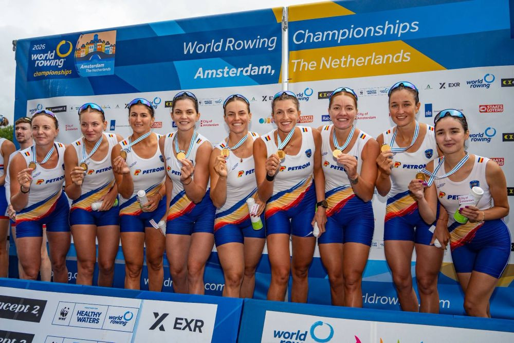 Aur pe linie pentru România la Amsterdam: două titluri mondiale în ultima zi și o performanță istorică pentru Radiș și Adam