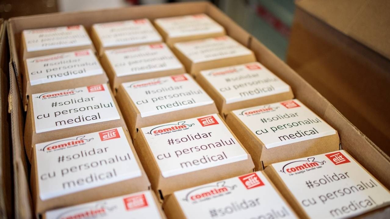 Comtim și Elit donează 400 de porții de „urban food” personalului medical de la Spitalul Victor Babeș din Timișoara
