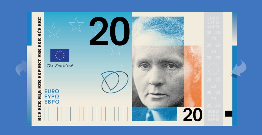 FOTO | Bancnotele euro se schimbă pentru prima dată de la lansare. Europa are de ales între pescărașul albastru și Beethoven, însă doar șase țări au personalități pe bani - Poza 10