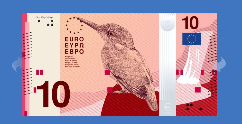 FOTO | Bancnotele euro se schimbă pentru prima dată de la lansare. Europa are de ales între pescărașul albastru și Beethoven, însă doar șase țări au personalități pe bani - Poza 5