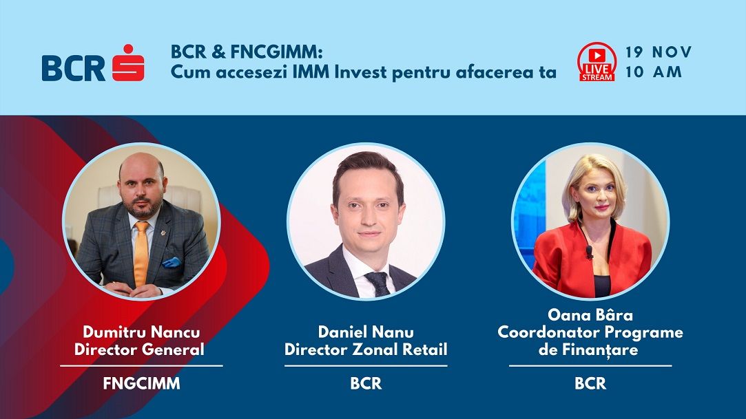 Tot ce trebuie să știi despre IMM Invest și AGRO IMM Invest - conferință online