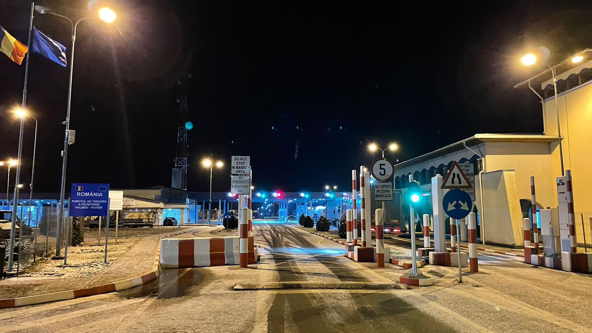 O vamă din România a rămas pe întuneric din cauza unui muncitor care schimba o conductă