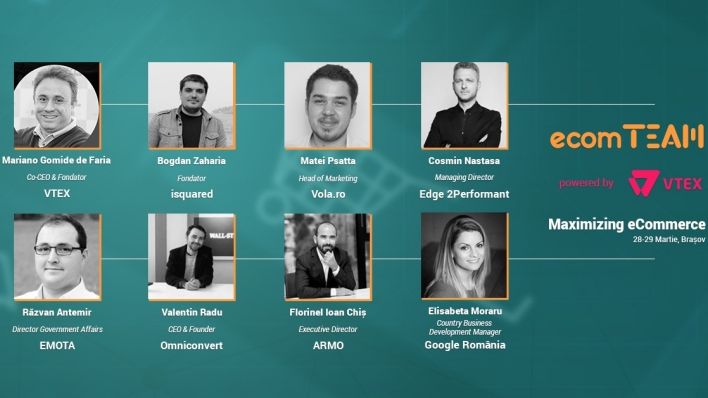 Conversii mai multe, platforme eCommerce mai eficiente, marketing modern: ecomTEAM 2018