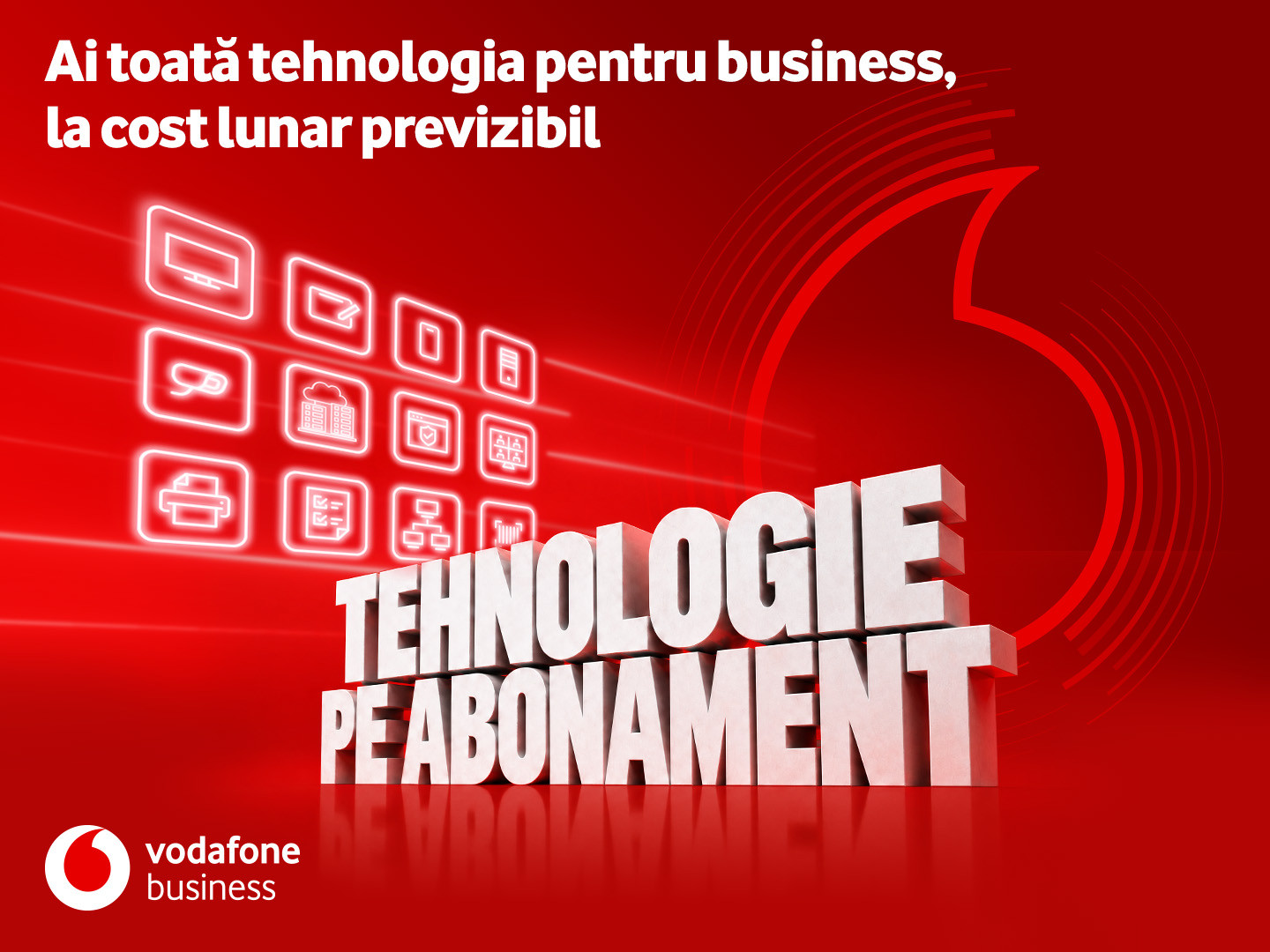Vodafone Business lansează Tehnologie pe Abonament: echipamente, conectivitate, securitate și servicii profesionale într-un singur abonament lunar
