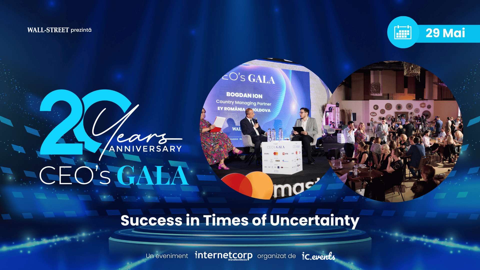 CEO’s Gala 2025: Află de la cei mai importanți lideri din România cum să străbați perioade dificile și pline de incertitudini