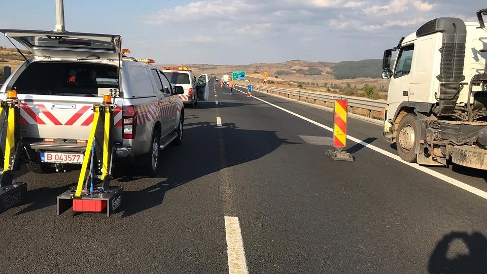 Autostrada Orastie-Sibiu are NOI probleme: Viteza redusa la 60 km/h