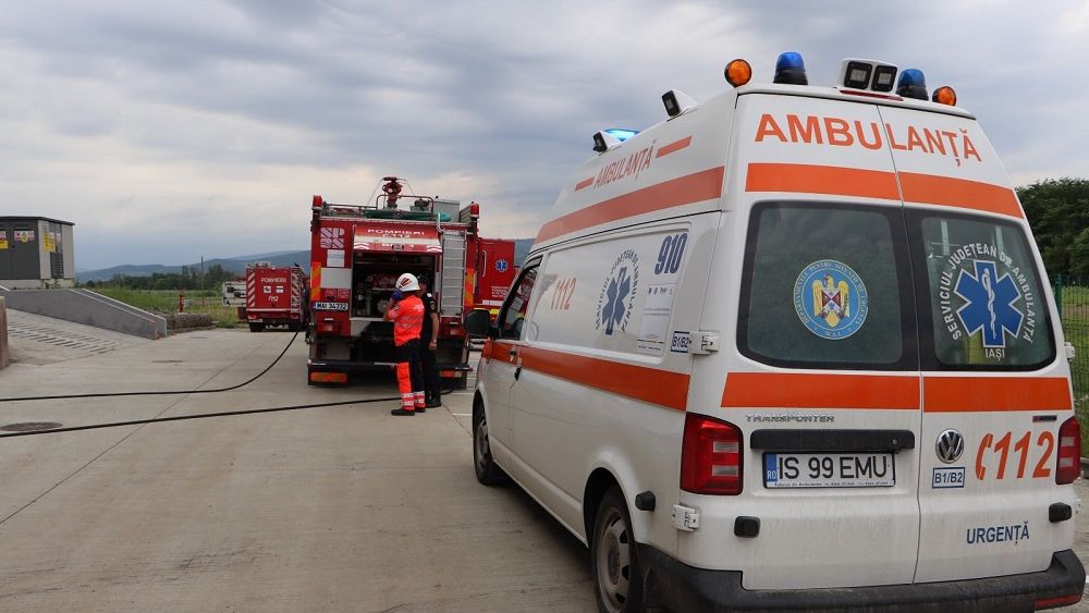 VIDEO: Incendiu la Spitalul de Copii „Sfânta Maria” din Iaşi