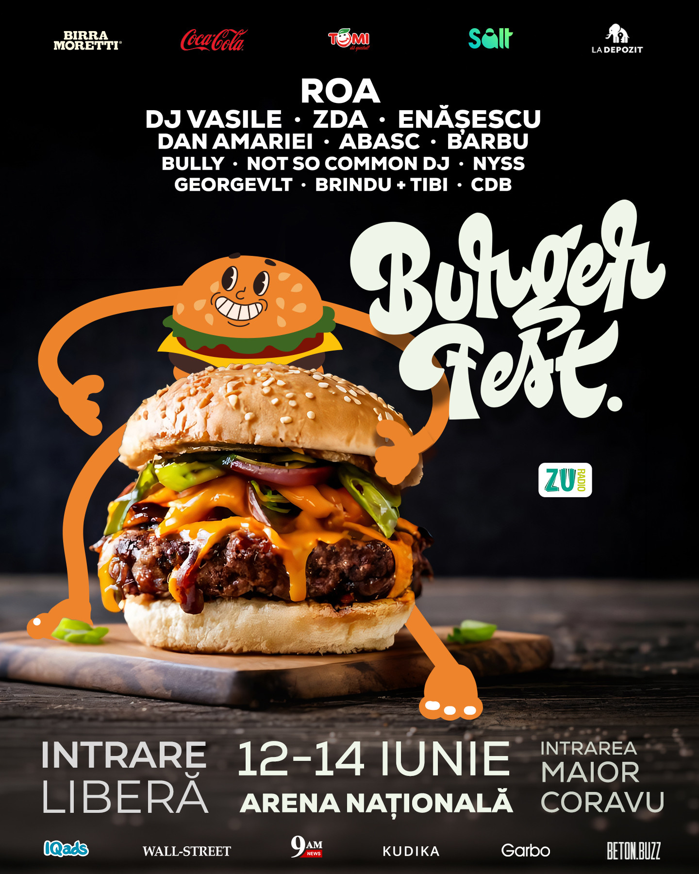 Între 12 și 14 iunie BurgerFest revine cu o ediție plină de savoare și într-o locație nouă