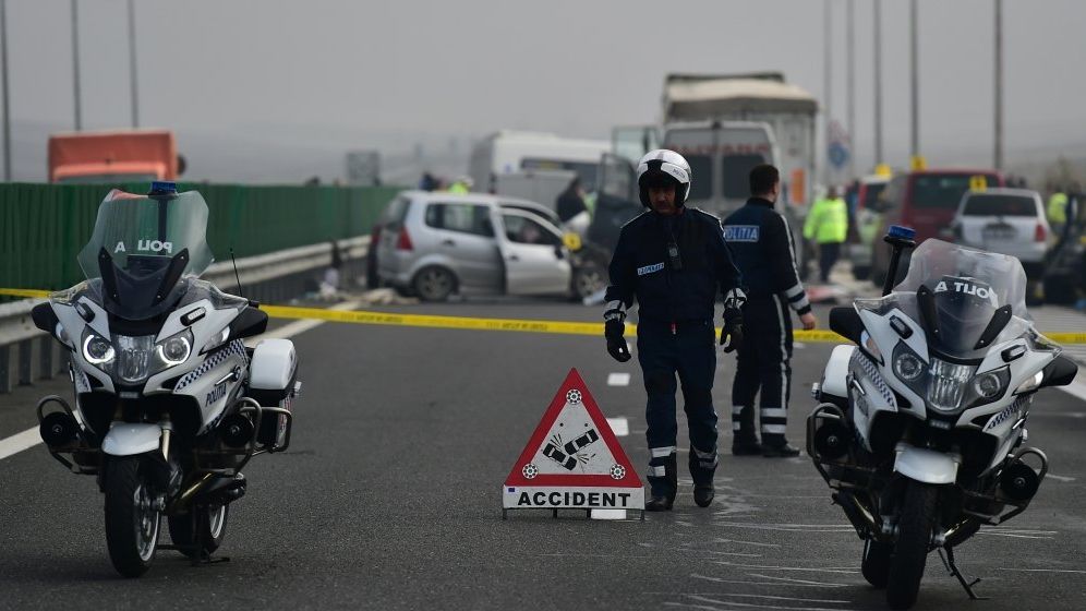 Accident cu trei mașini pe Autostrada Soarelui. Circulația este oprită în condițiile în care deja se circula în coloană