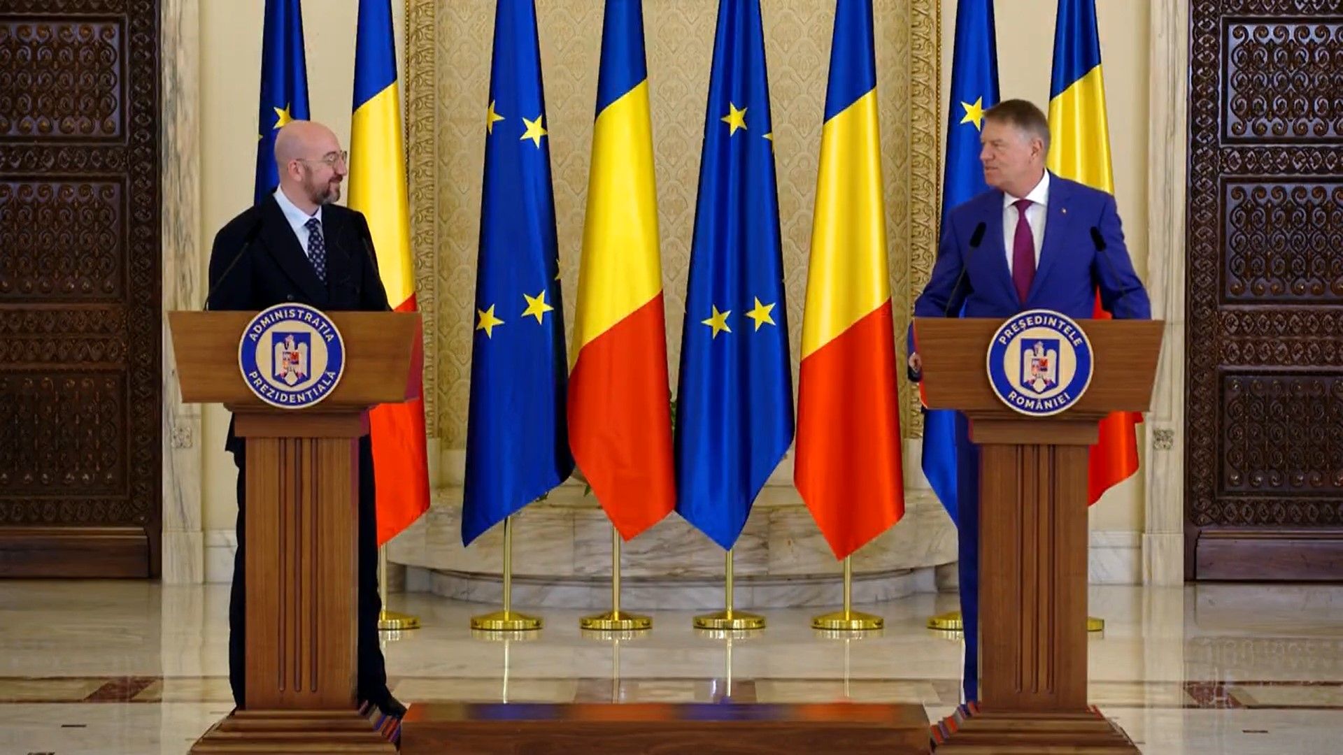 Iohannis: Avem susținerea președintelui Consiliului European pentru aderarea la Schengen în acest an