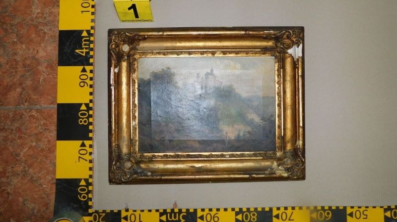 FOTO: Zece tablouri furate din Italia au fost găsite în România. Operele de artă valorează peste 90.000 de euro