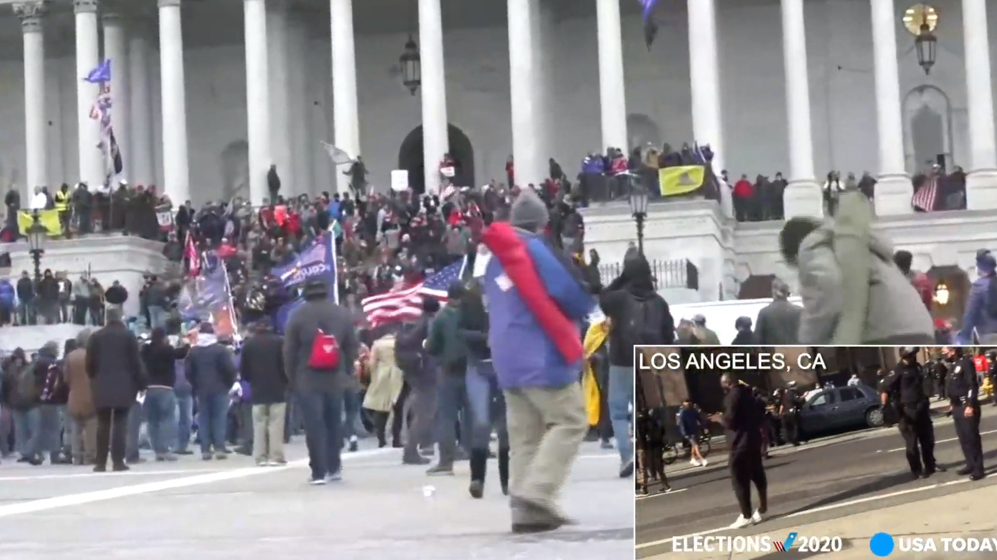 [VIDEO] Militari ai Gărzii Naționale au fost trimiși la Washington pentru a încerca să restabilească ordinea