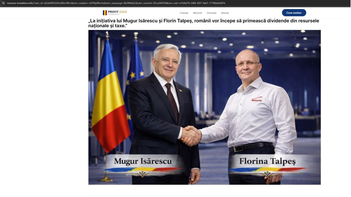 Atacatorii lovesc din nou: Apare un deepfake cu Isărescu și Talpeș care atrage românii să investească în „proiectul Bitdefender”