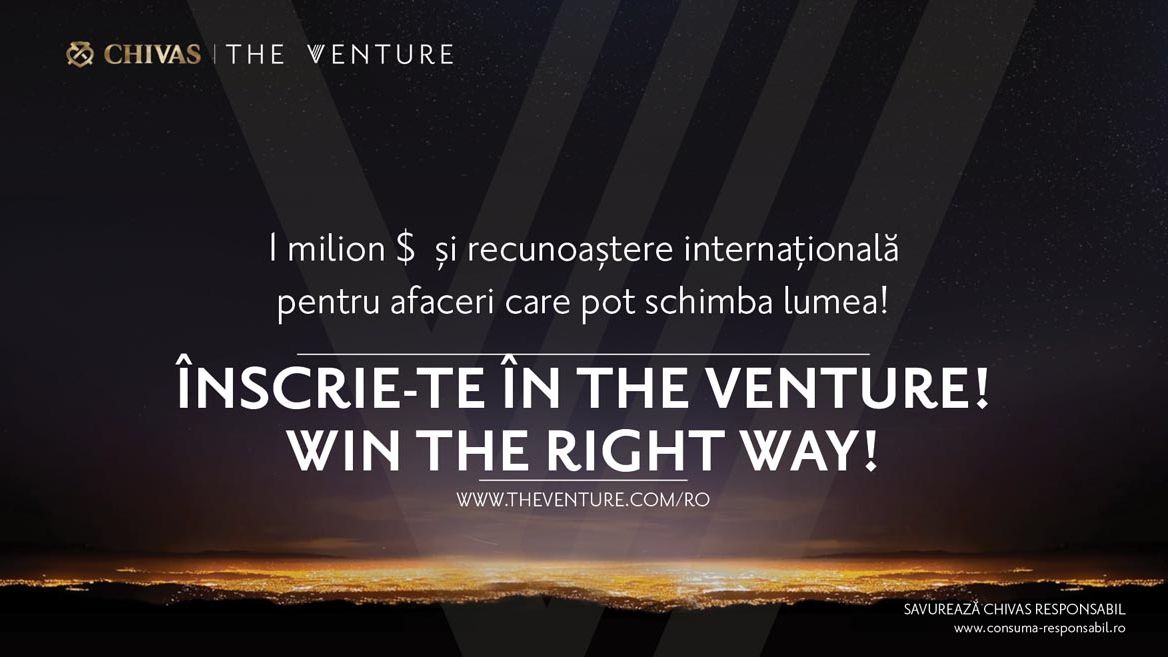 (P) Apel pentru antreprenoriat cu impact social: Chivas a lansat a doua editie "The Venture" in Romania