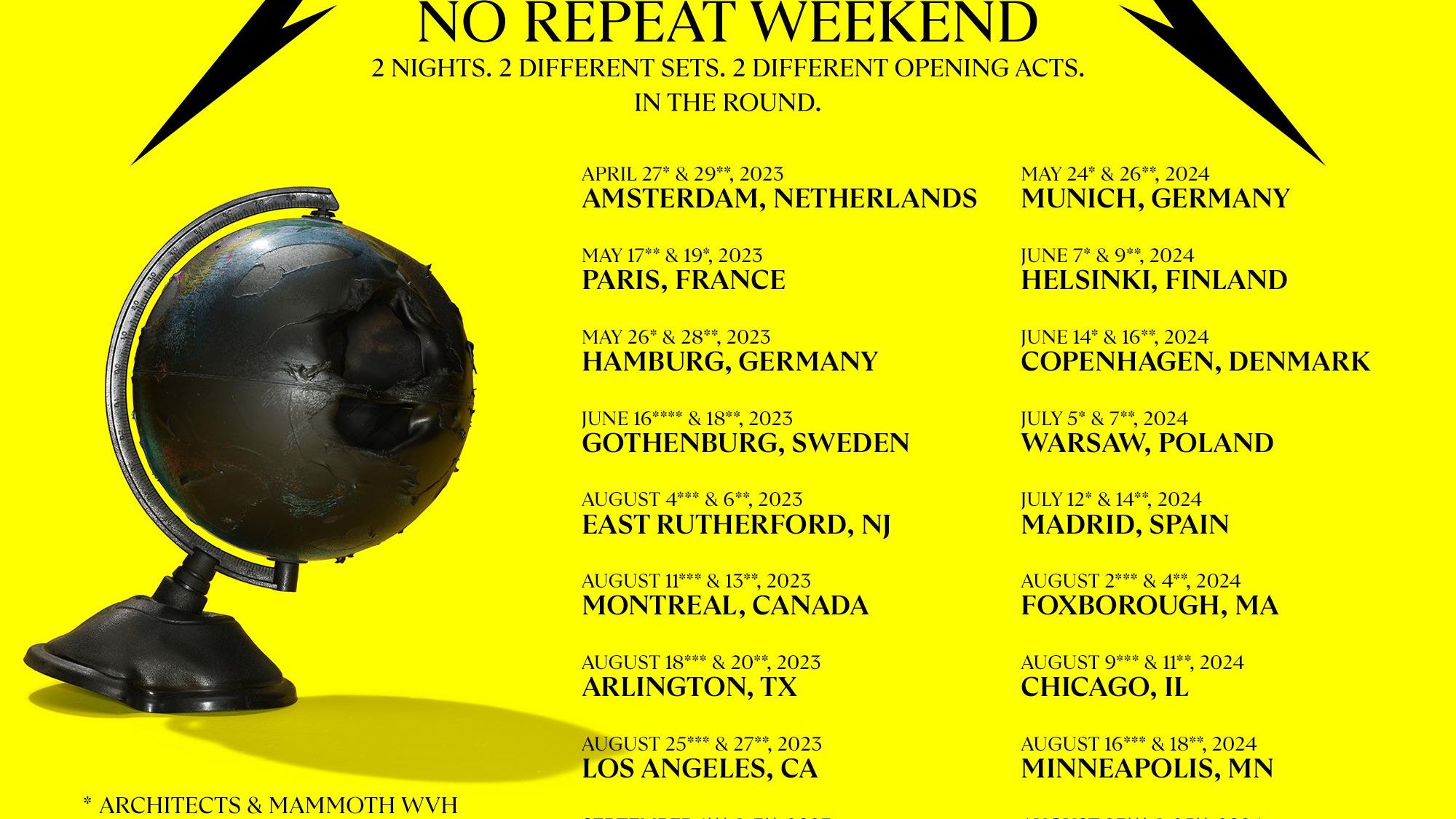 Vești bune pentru fanii Metallica: Trupa anunță un nou album și un turneu în Europa și America de Nord