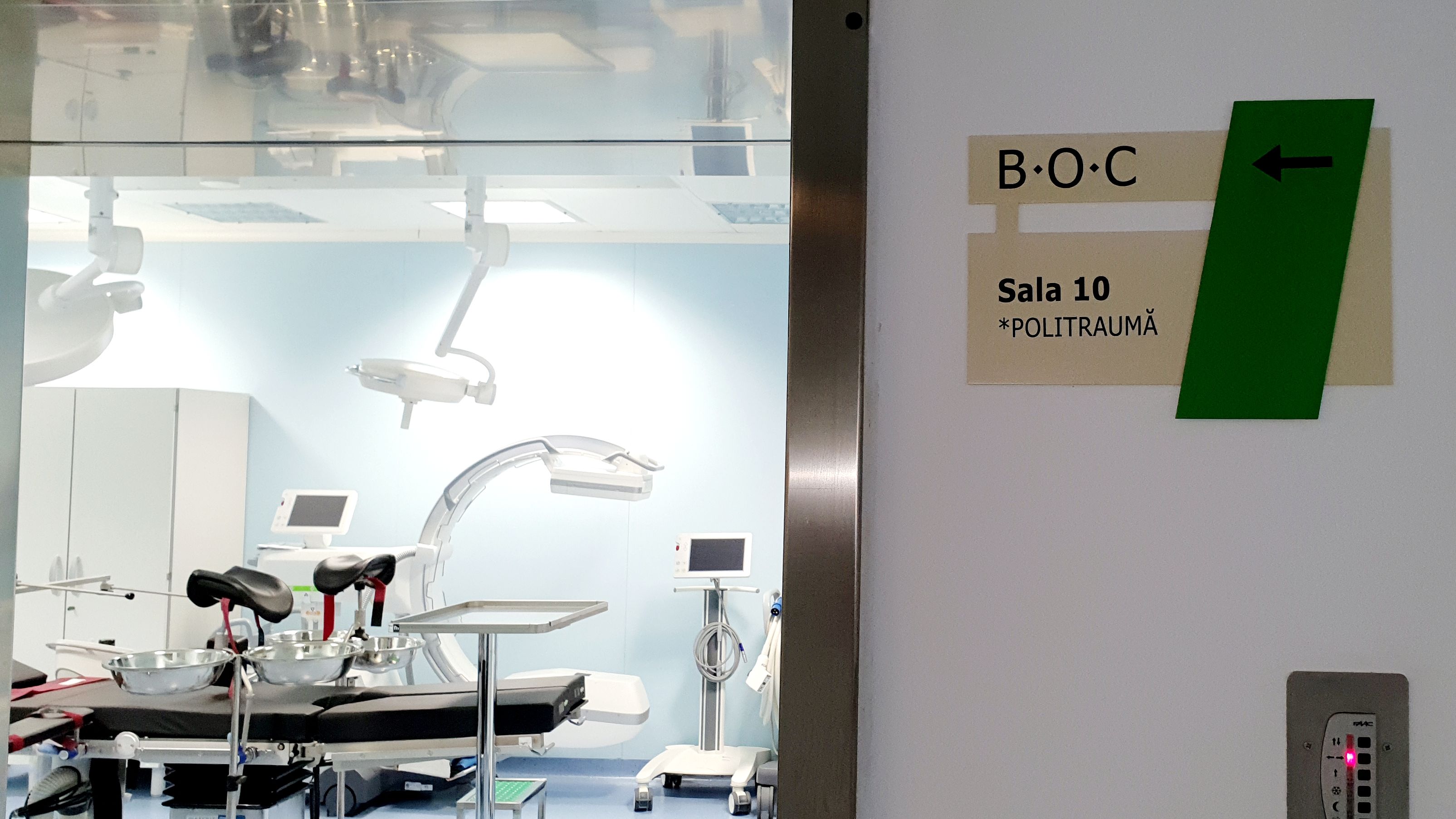 FOTO Cum arata Blocul Operator Central al Spitalului Universitar de Urgenta. 11 sali de operatie moderne vor fi redeschise intr-o saptamana