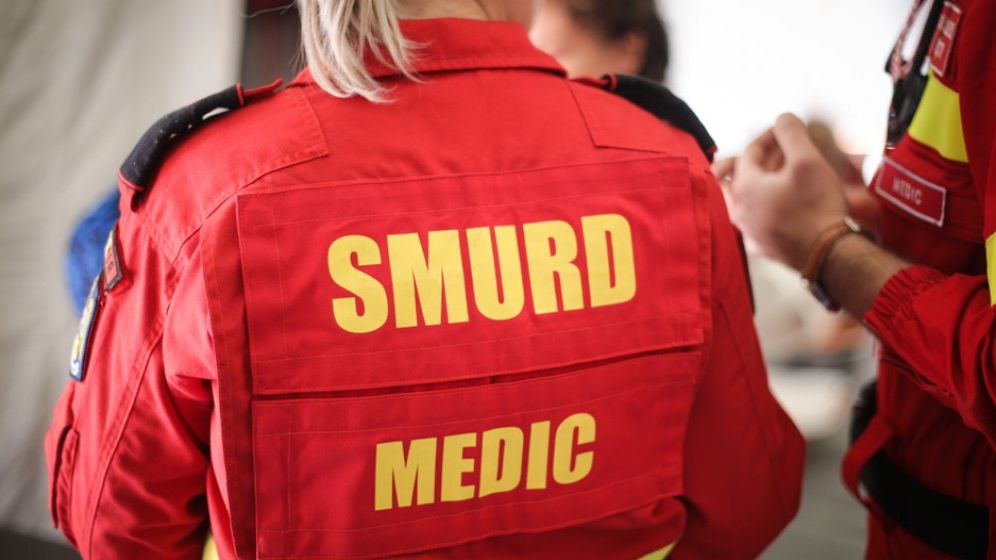 Accident soldat cu 11 raniti in Capusu, Cluj. Un elicopter al SMURD a intervenit