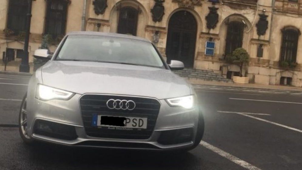 Politia propune clasarea dosarului penal al soferului cu placute anti-PSD si recunoaste ca a interpretat eronat legislatia