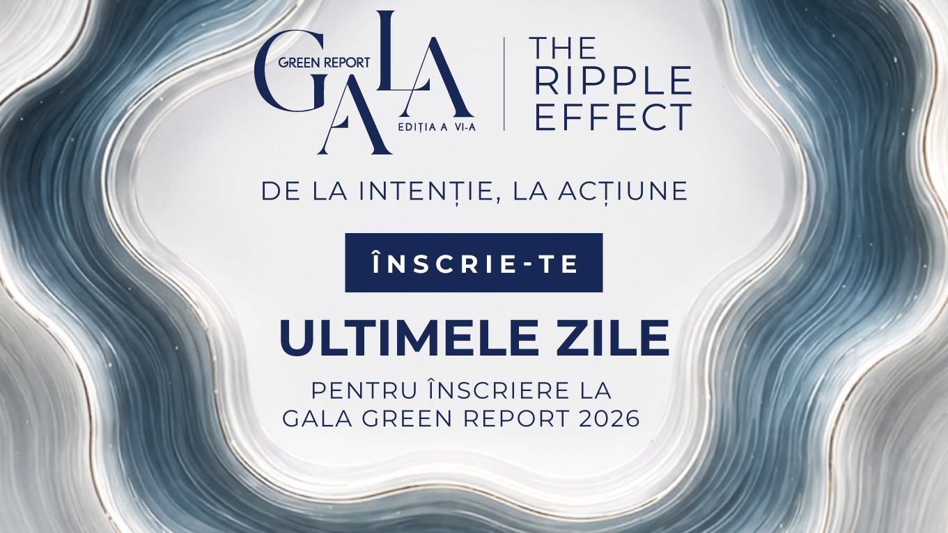 Ultimele zile de înscriere la Gala Green Report 2026. Proiectele care schimbă România merită recunoscute