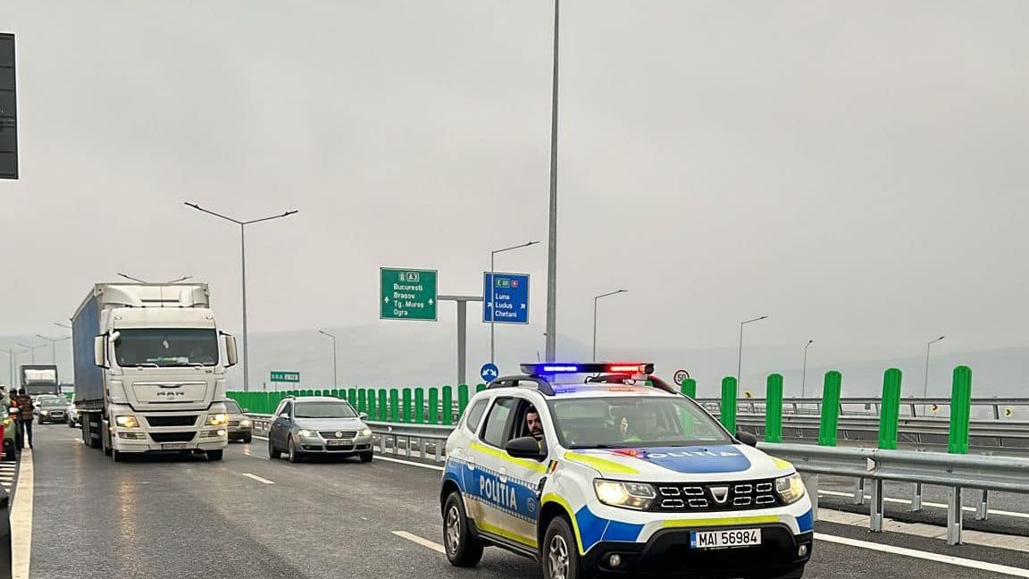 Lotul Chețani- Câmpia Turzii din A3 a fost deschis circulației. De acum se poate merge pe autostradă între Târgu Mureș și Cluj-Napoca
