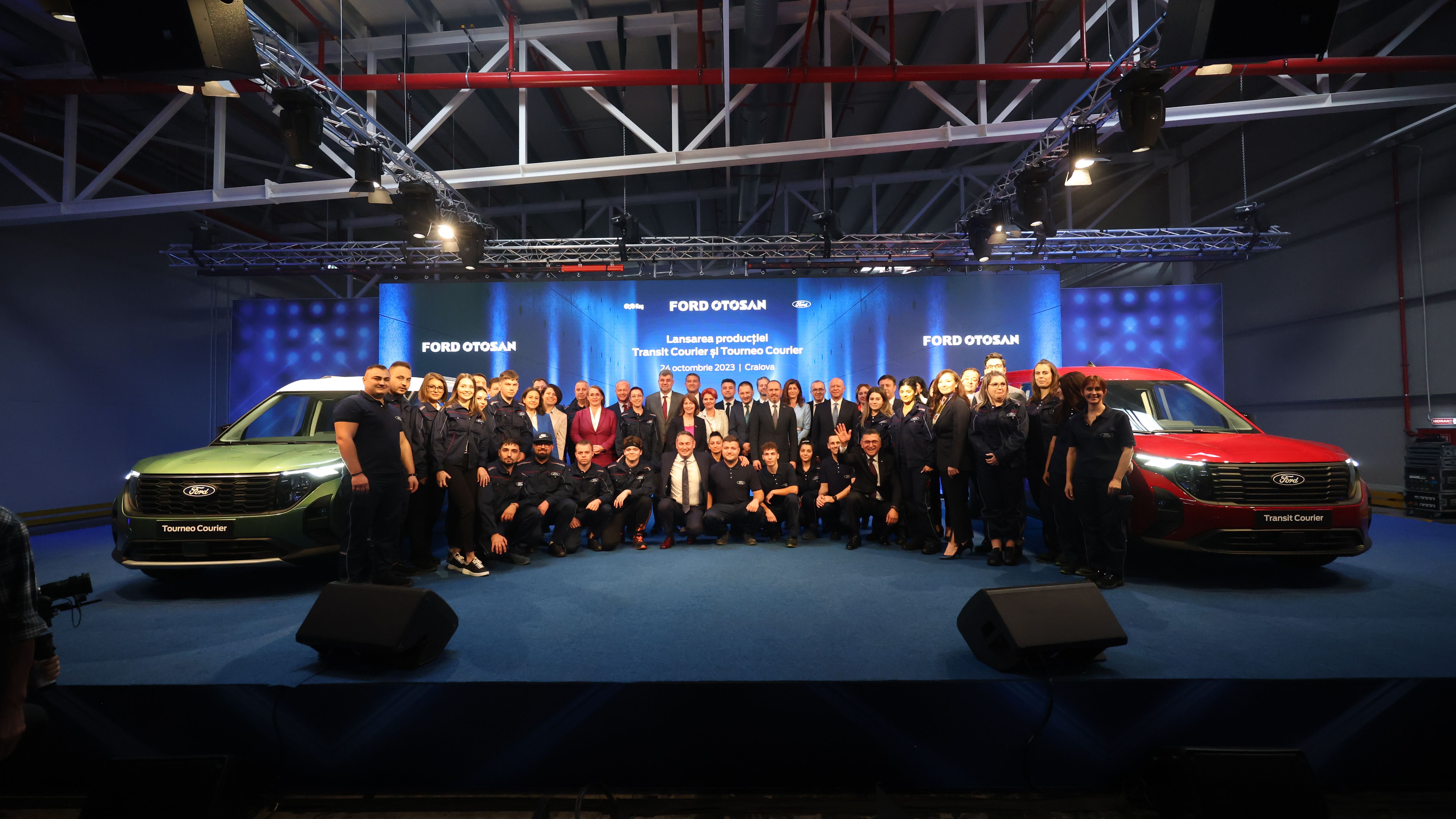 Ford Turneo Courier și Transit Courier au intrat în producție la fabrica Ford Otosan de la Craiova