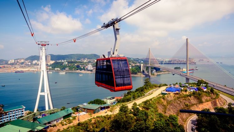 Asa arata cel mai mare tramvai aerian din lume, lansat in Vietnam